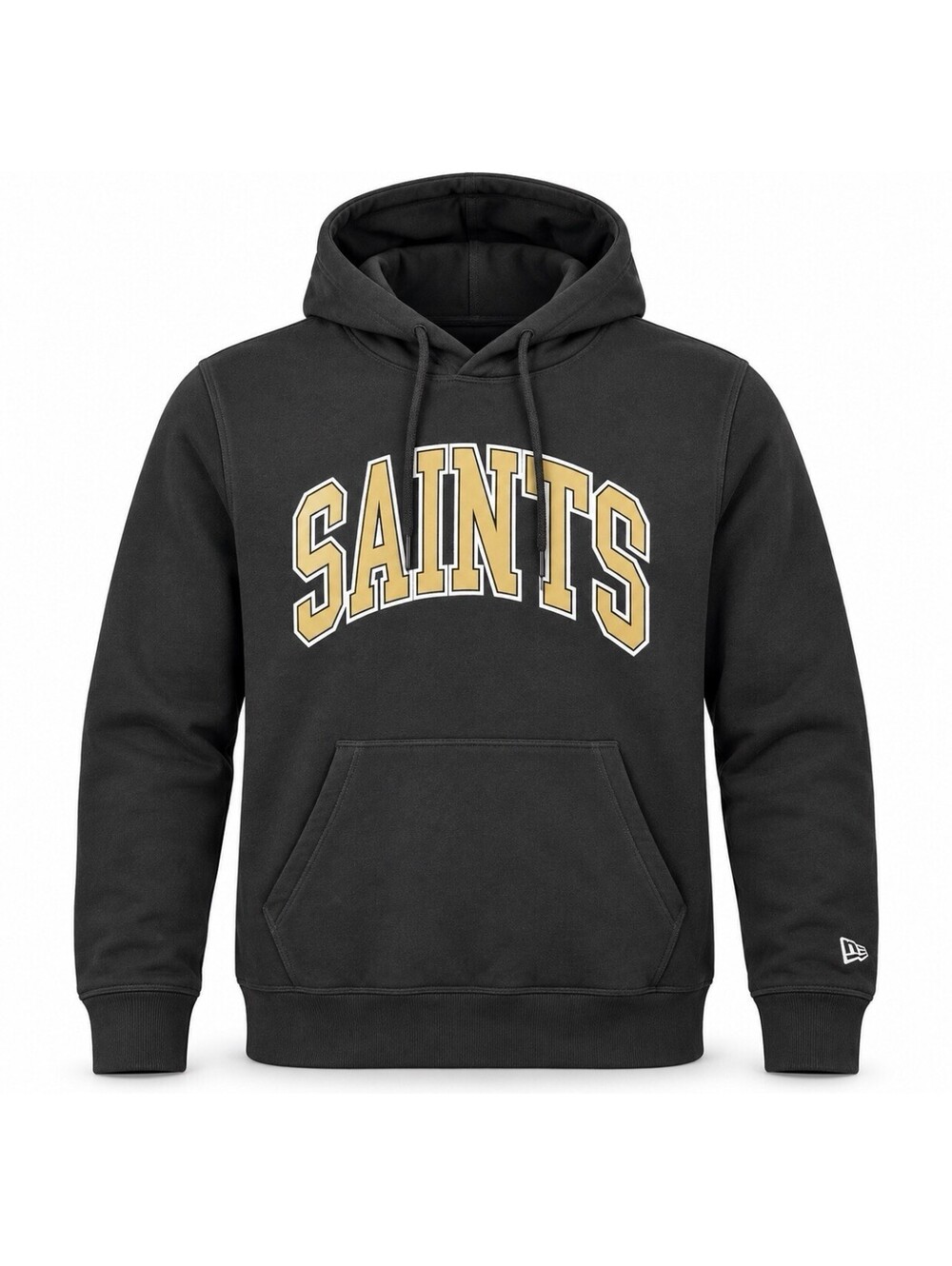 New Era New Orleans Saints Hoodie Men's Medium Black Gold NFL Team Apparel NWT